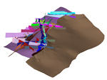 3D geological fault model of the Glenelg/Grampians-Stavely Zone at 1:250 000 scale  2010