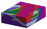 3D geological model of Redesdale and part of Pyalong 1:50 000 map area 2010