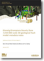 3D Victoria Report 6 - Glenelg/Grampians-Stavely Zone 1:250 000 scale 3D geological fault model metadata notes