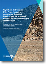 EGPR 1 Wyndham Extractives Pilot Project: review of geoscience data and implications for extractives resource identification.