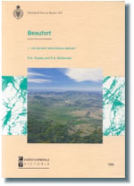 GSV Report 104 - Beaufort 1:100 000 map area geological report