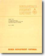 GSV Report 31 (1975/3) - Potassium-argon dates - determinations carried out by the Geological Survey of Victoria