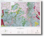 003 - Ballarat 1:63 360 geological map