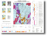 003 - Benambra 1:100 000 geological interpretation of geophysical features map
