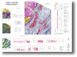 005 - Bendoc 1:100 000 geological interpretation of geophysical features map