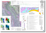 022 - Parts of Mansfield, Alexandra and Euroa 1:100 000 geological interpretation of geophysical features map