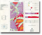 Berlin goldfield 1:15 840 geological map (1980)