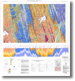 Bendigo goldfield - Spring Gully 1:10 000 geological map (1987)