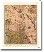 Creswick goldfield 1:31 680 geological map (1880)