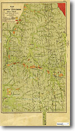 Chewton-Castlemaine Gold Field 1:15,840 geological map (1902)