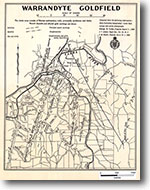 Warrandyte Goldfield 1:15,840 geological map (1909)