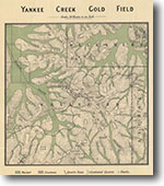 Yankee Creek Gold Field 1:15,840 geological map (1900)