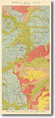 Berlin goldfield 1:15 840 geological map (1890)