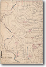 Victoria Goldfield, Taradale. Survey plan, Sheet 1, showing the locations of quartz reefs, alluvial diggings and mining titles (1861)