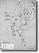 King Parrot Creek Gold Field. Feature plan showing reef locations (1859)