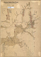 Fryers Creek Gold Field. Showing blocks held under Leases for Gold Mining 1:15,840 geological map (1887)