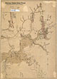 Fryers Creek Gold Field. Showing blocks held under Leases for Gold Mining 1:15,840 geological map (1887)