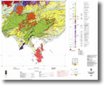 Warragul 1:250 000 geological map (1997)