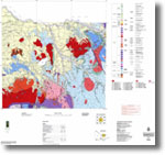 Wangaratta 1:250 000 geological map (1997)