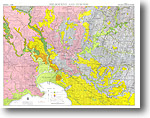 Melbourne and Suburbs 1:31 680 geological map (1959)