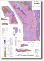 025 - Mount Useful Slate Belt (south sheet) 1:50 000 geological map