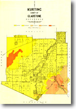    91 - Kurting geological parish plan - 1:31 680 (1895)