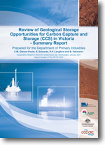 Geological storage opportunities for carbon capture and storage in Victoria