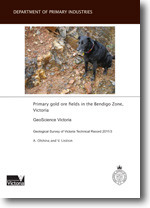 GSV TR2011/3 - Primary gold ore fields in the Bendigo Zone, Victoria