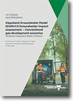 VGP Technical Report 40 - Groundwater impact assessment – Conventional gas development scenarios Onshore Gippsland Basin, Victoria.