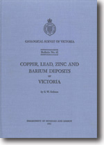 GSV Bulletin 61 - Copper, lead, zinc and barium deposits of Victoria