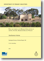 GSV Report 129 - Rock unit names in the Bendigo Zone portion of central Victoria, Seamless Geology Project