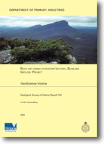 GSV Report 130 - Rock unit names in western Victoria, Seamless Geology Project