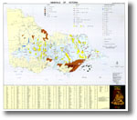 Victoria 1:1 000 000 minerals of Victoria (1992)