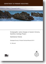 GSV TR2011/1 - Stratigraphic name changes in Eastern Victoria, Seamless Geology Project