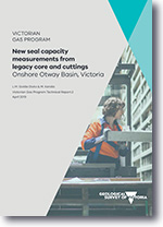 VGP Technical Report 2  - New seal capacity measurements from legacy core and cuttings