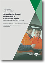 VGP Technical Report 34 - Groundwater impact assessment - conceptual report, onshore Otway Basin, Victoria